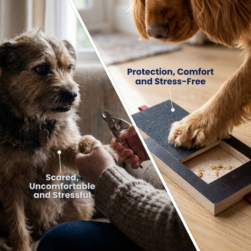 Powpies Nail Scratch Board — Stress-Free Dog Nail Filing